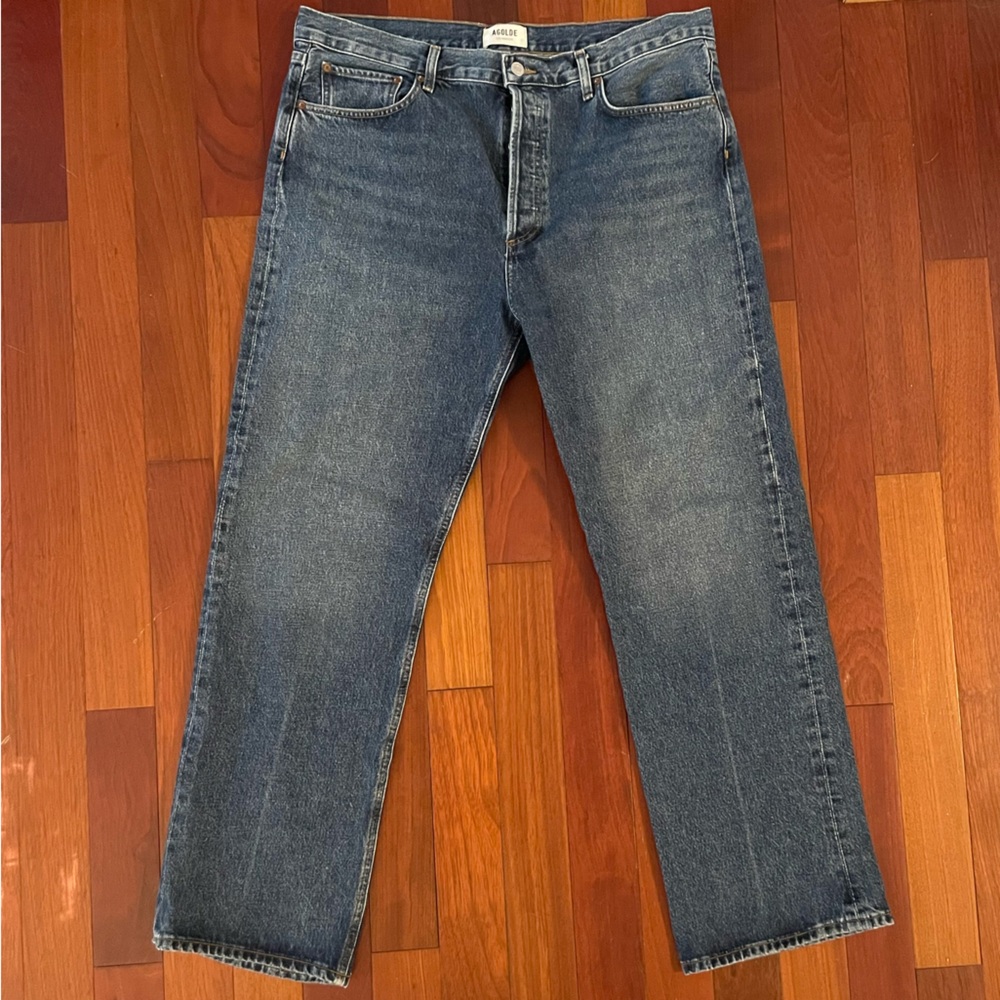 ⭐️ 3/$35 Agolde High Rise Medium Wash Jeans Size 32 Waist